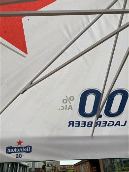 Super grote Heineken 0.0 horeca parasol 3 bij 3 meter - 2