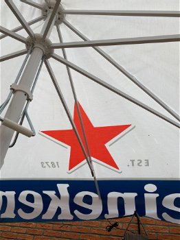 Super grote Heineken 0.0 horeca parasol 3 bij 3 meter - 6