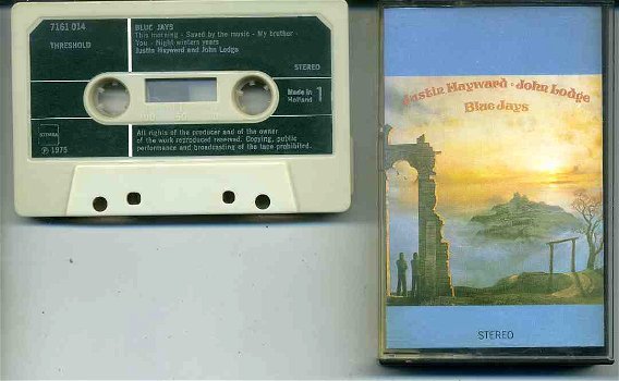 Justin Hayward John Lodge Blue Jays 10 nr cassette 1975 ZGAN - 0