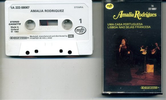 Amalia Rodrigues Uma Casa Portuguesa 12 nrs cassette ZGAN - 0