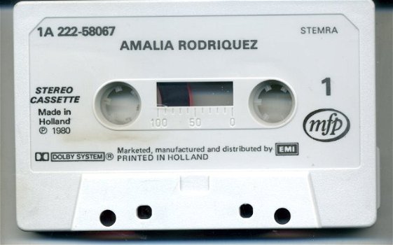 Amalia Rodrigues Uma Casa Portuguesa 12 nrs cassette ZGAN - 3