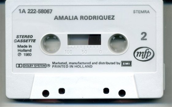 Amalia Rodrigues Uma Casa Portuguesa 12 nrs cassette ZGAN - 4