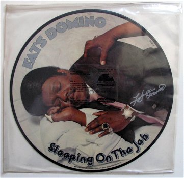 Fats Domino Sleeping On The Job Picture Disc 1979 10 nrs - 0