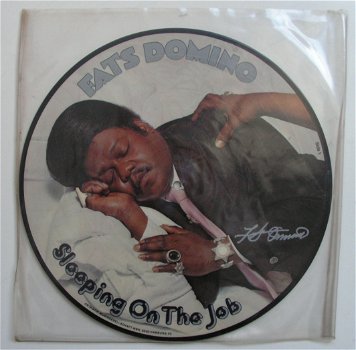 Fats Domino Sleeping On The Job Picture Disc 1979 10 nrs - 1