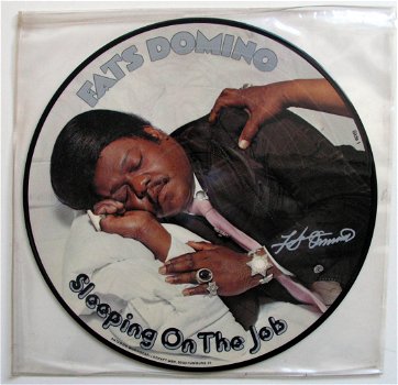 Fats Domino Sleeping On The Job Picture Disc 1979 10 nrs - 2