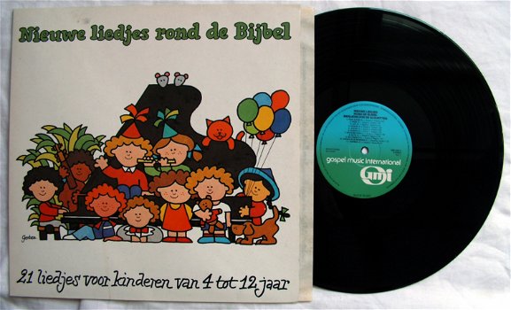 Meisjeskoor Alouettes Nieuwe liedjes rond de Bijbel LP 1984 - 0