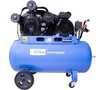 compressor 2,2 PK 3cyl.100l tank, op 230V zuigvermogen 500 l/m 10 bar - 0
