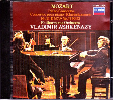 Vladimir Ashkenazy ‎– Piano Concertos No. 21, K467 & No. 17, K453 (CD) - 0