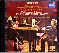 Vladimir Ashkenazy   ‎– Piano Concertos No. 21, K467 & No. 17, K453  (CD) 