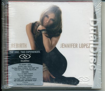 Jennifer Lopez Rebirth Dualdisc cd/dvd kant 2005 NIEUW - 0