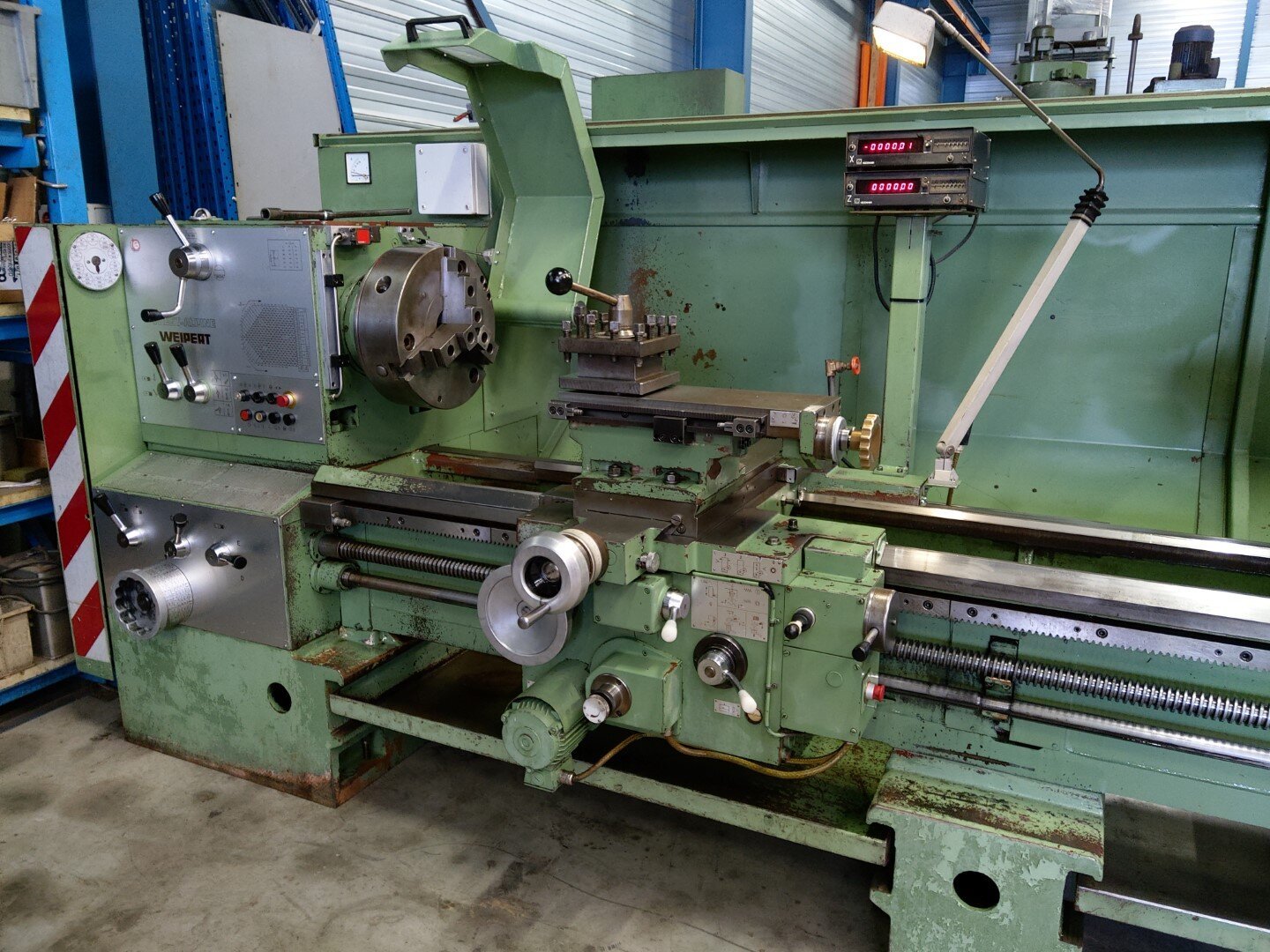 Voest-Alpine Weiler draaibank , model Weipert W722 x 3000 - Afbeelding 6