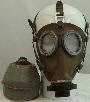 Gasmasker, België / Belgisch, type: L.702, Civiel, maat: 0, 1939.(Nr.6) - 0