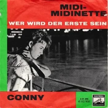 Artiest: Conny + Hans Blum's Band Akant: Midi midinette Bkant: Wer wird dier erste sein - 0