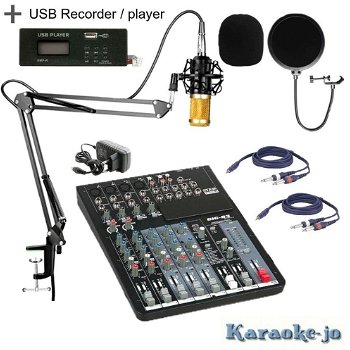 Home Studio Set voor Stream, Zang, Vlog, met record (DAP-REC) - 0