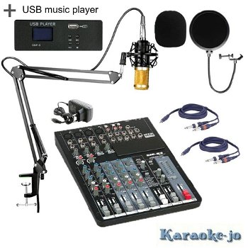 Home Studio Set voor Stream, Zang,Vlog, met USB (DAP-PLAY) - 0