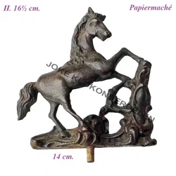 = Klok paardje = Papier maché =43648