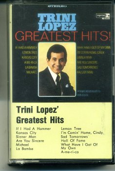 Trini Lopez Greatest Hits 14 nrs cassette 1969 ZGAN - 5