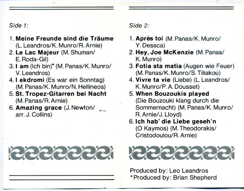 Vicky Leandros Greatest Hits 12 nrs cassette 1973 ZGAN - Afbeelding 3
