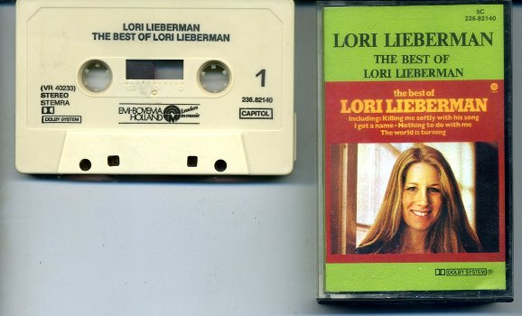 Lori Lieberman The Best Of 12 nrs cassette 1976 ZGAN - 0
