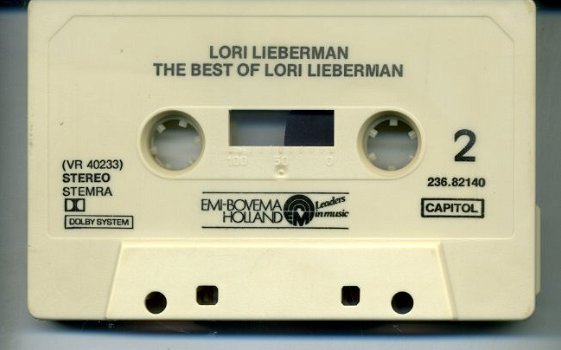 Lori Lieberman The Best Of 12 nrs cassette 1976 ZGAN - 4