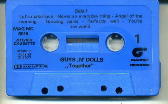 Guys 'n' Dolls Together 12 nrs cassette 1977 ZGAN - 3