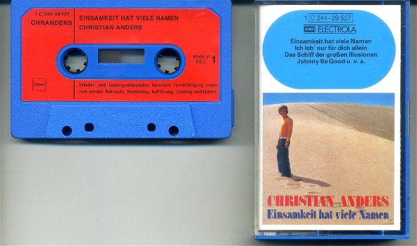 Christian Anders Einsamkeit Hat Viele Namen 12 nrs cassette 1974 ZGAN - 0