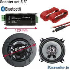 Scooter Bleutooth set 5 inch speakers (5ST-A215)
