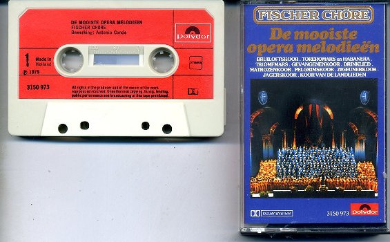 Fischer Chöre De mooiste opera melodieën 10 nrs cassette - 0