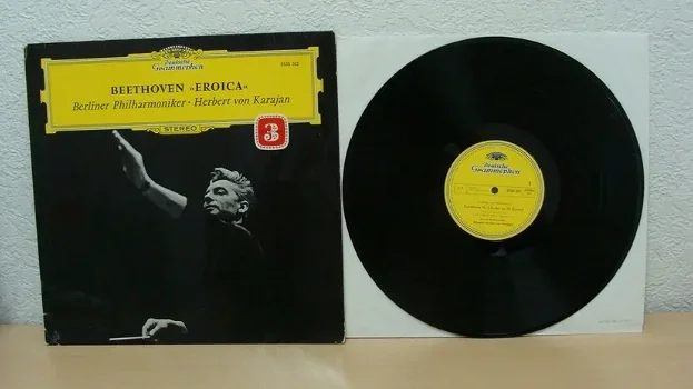 LUDWIG VAN BEETHOVEN - Eroica Label : Deutsche Grammophon 2535 302 - 0
