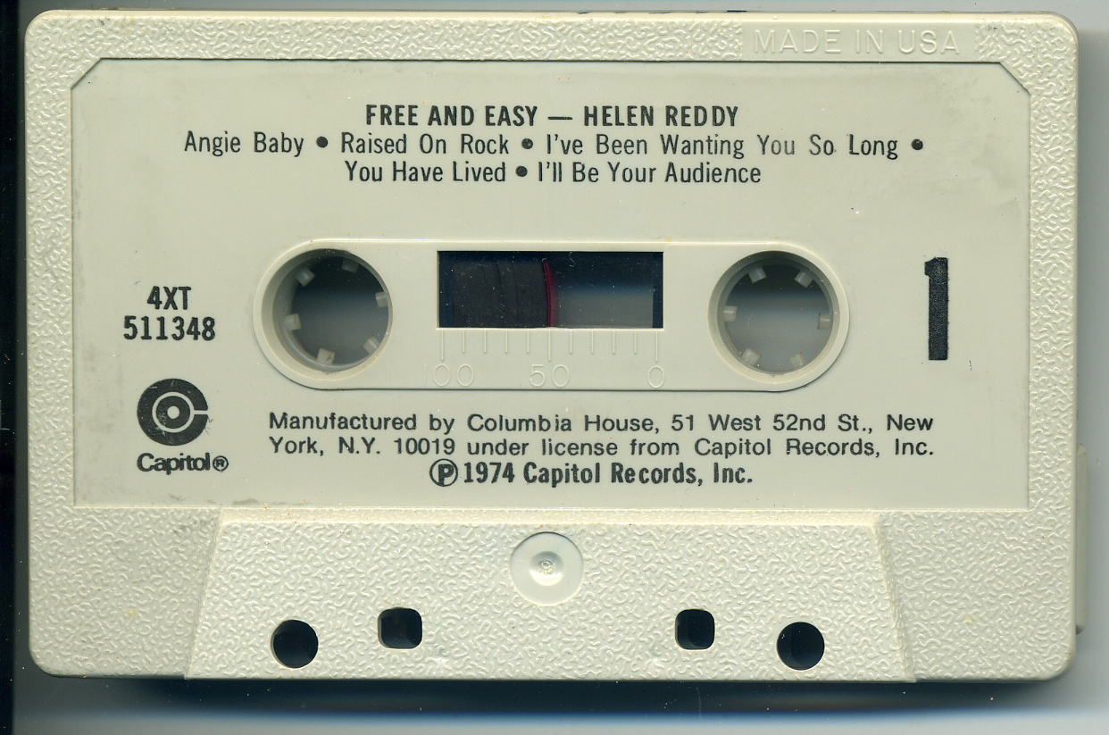 Helen Reddy Free and Easy 10 nrs cassette 1974 als NIEUW - Afbeelding 4