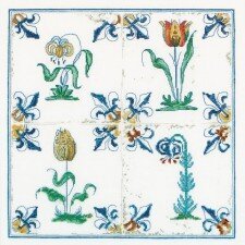 Borduurpakket ANTIEK DELFTS BLAUW NIEUW !