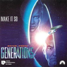 Ian Levine, Tim Eames – Make It So - Star Trek Generations  (4 Track  CDSingle) Promo