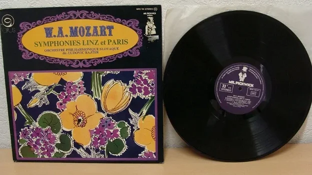 W.A.MOZART - Symphonies Linz et Paris Label : Mr. Pickwick MPD 104 - 0