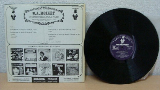 W.A.MOZART - Symphonies Linz et Paris Label : Mr. Pickwick MPD 104 - 1