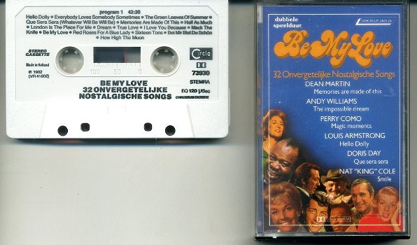 Be My Love 32 onvergetelijke nostalgische songs cassette - 0