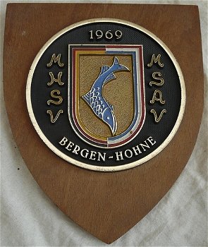 Wapenschild, Militaire Hengel Sport Vereniging (M.H.S.V.), Bergen-Hohne, KL, 1969.(Nr.1) - 0