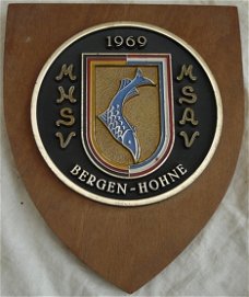 Wapenschild, Militaire Hengel Sport Vereniging (M.H.S.V.), Bergen-Hohne, KL, 1969.(Nr.1)