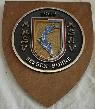 Wapenschild, Militaire Hengel Sport Vereniging (M.H.S.V.), Bergen-Hohne, KL, 1969.(Nr.1) - 1