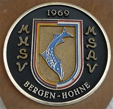 Wapenschild, Militaire Hengel Sport Vereniging (M.H.S.V.), Bergen-Hohne, KL, 1969.(Nr.1) - 2