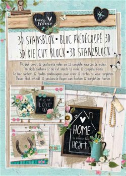 3D Stansblok - Love & Home STANSBLOKLH25 - 0