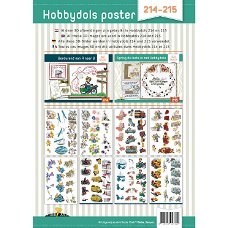 Hobbydols Knipvellen Poster 214-215  KVPHD214215