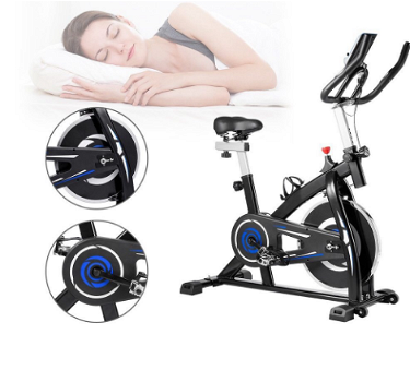 Indoor Cycling Bike with 4-Way Adjustable Handle & Seat, Home Fitness Stationary - 4