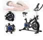 Indoor Cycling Bike with 4-Way Adjustable Handle & Seat, Home Fitness Stationary - 4 - Thumbnail