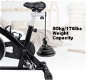 Indoor Cycling Bike with 4-Way Adjustable Handle & Seat, Home Fitness Stationary - 5 - Thumbnail