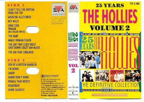 The Hollies 25 Years The Hollies 32 nrs 2 cassettes ZGAN - 3