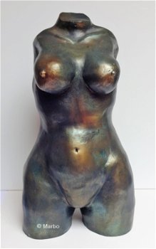 Torso metallic kleur groot 50 cm. - 0