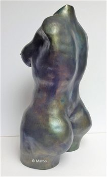 Torso metallic kleur groot 50 cm. - 1