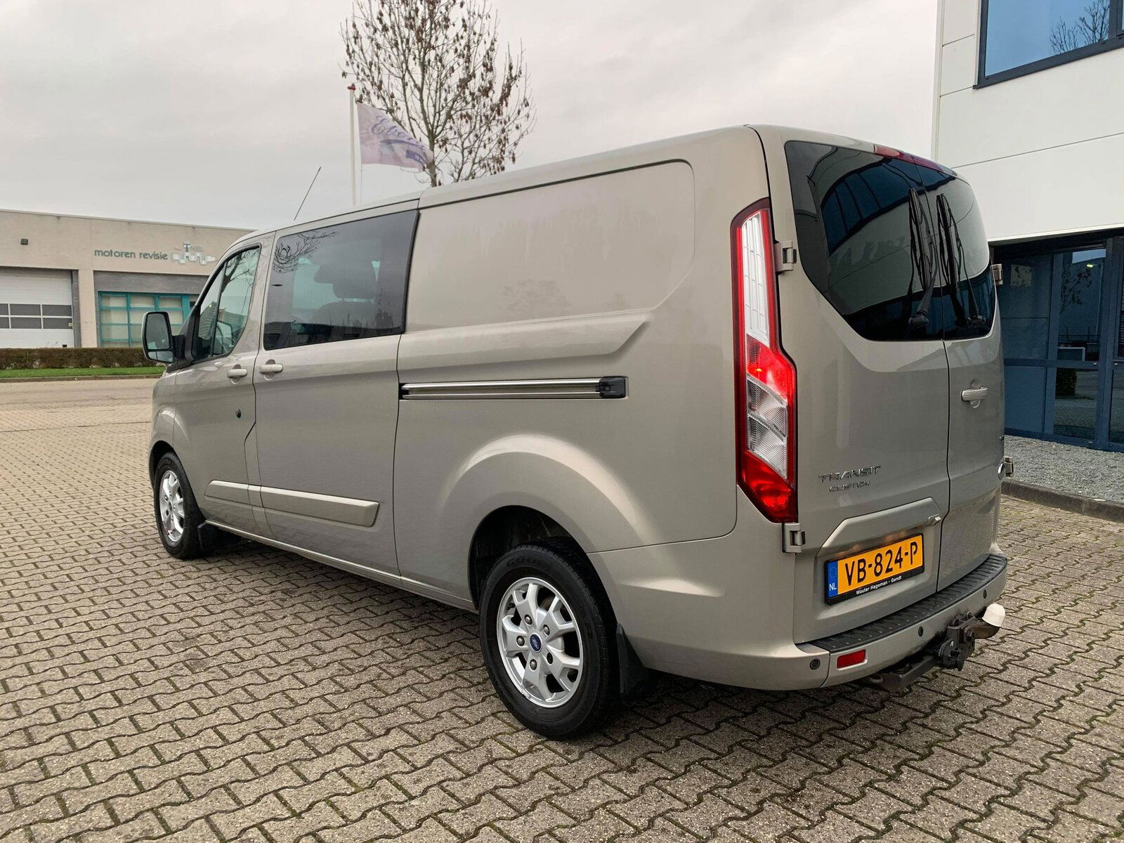 Ford Transit Custom 2.2 Tdci 92KW 2013 Beige DUB CAB! FULL OPTIE!! - Afbeelding 4