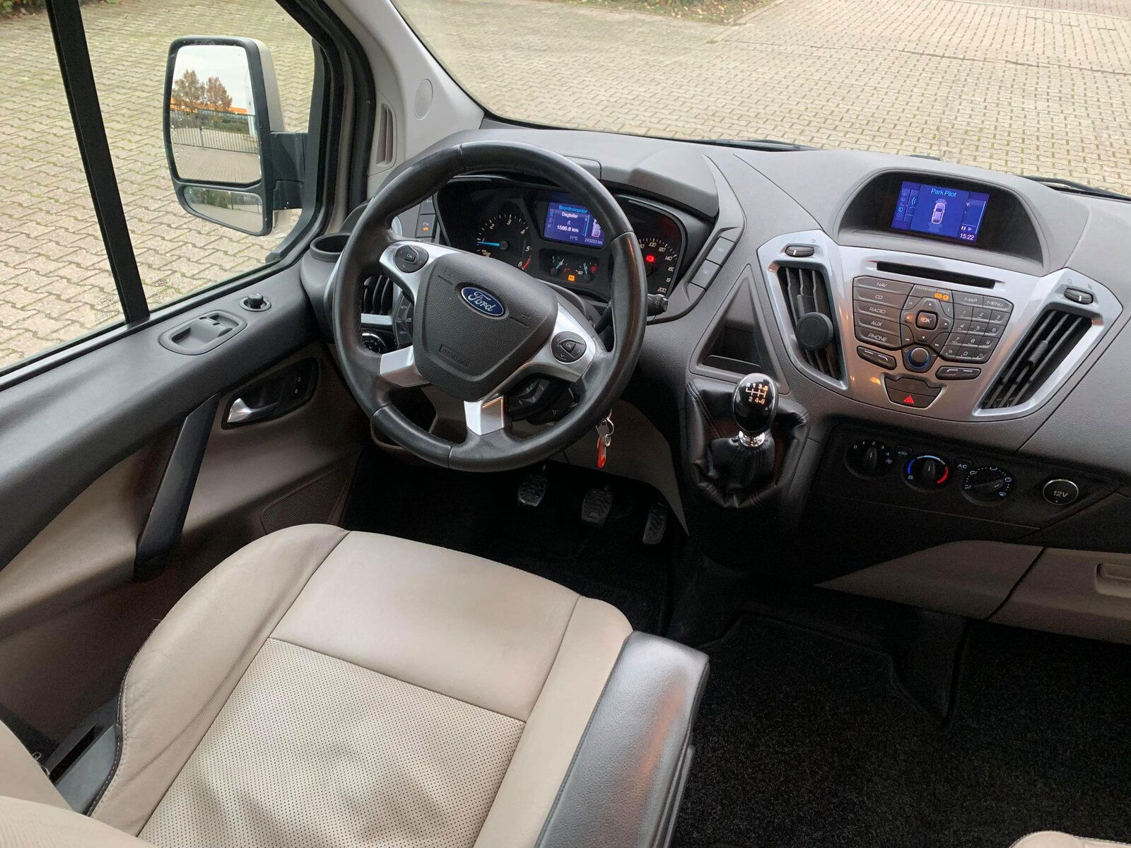 Ford Transit Custom 2.2 Tdci 92KW 2013 Beige DUB CAB! FULL OPTIE!! - Afbeelding 5