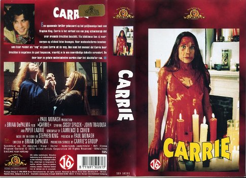 CARRIE spannende Thriller Horror naar boek Stephin King ZGAN - 3